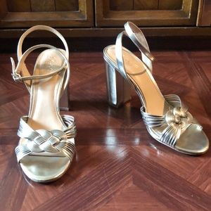 Gold Heels (Badgley Mischka)  (Size 7)